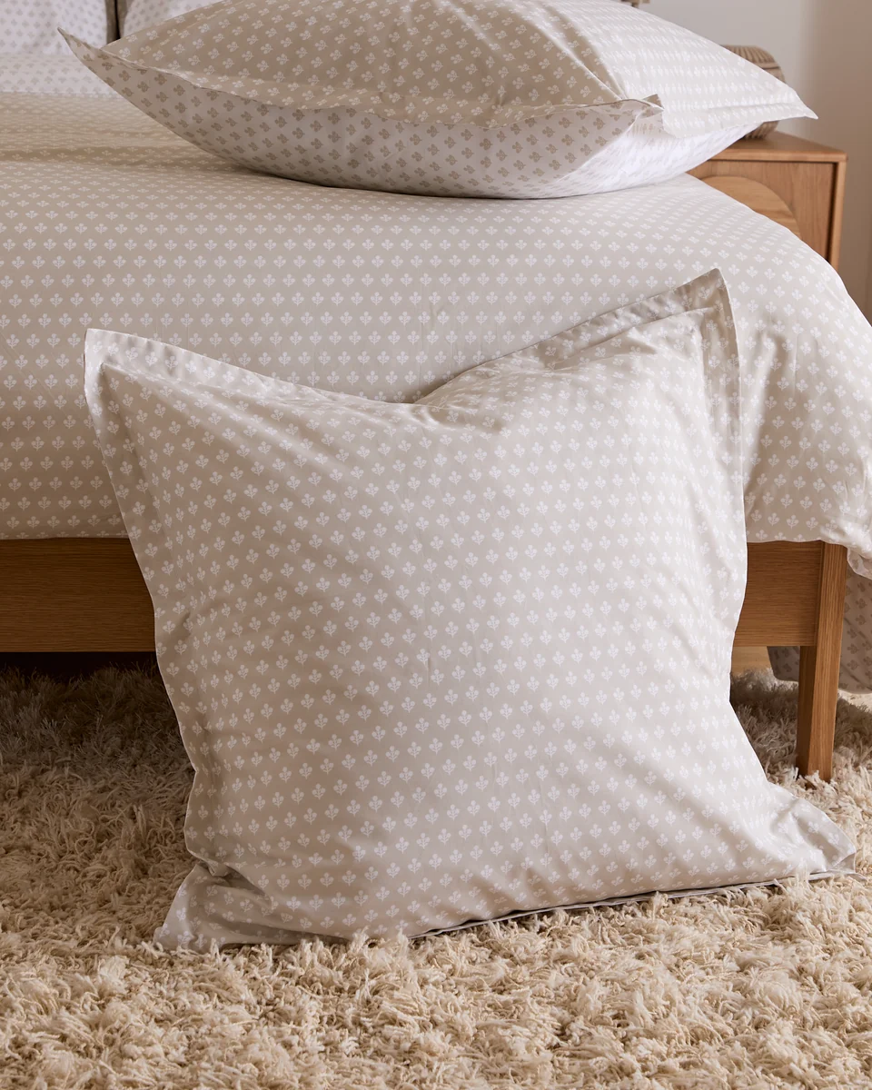 Recyclable Foxford Mia Square Oxford Pillowcase Trendy
