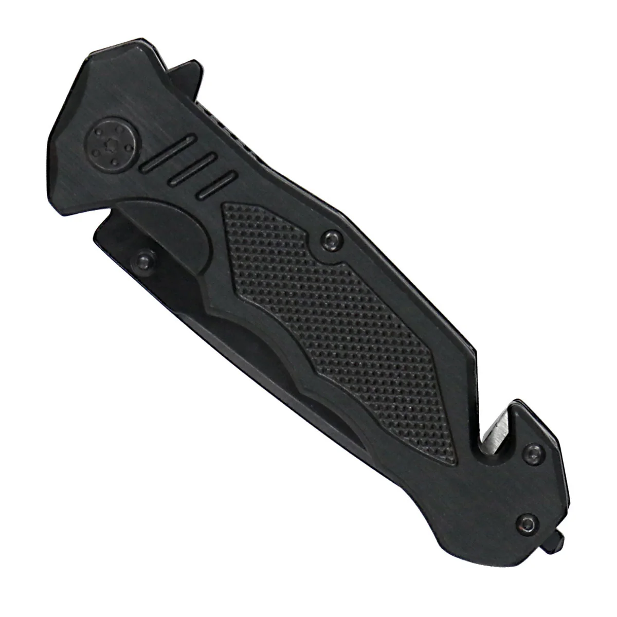 Traditional Hot Leathers KNA1136 Quick Assist Rescue 3.5 Folding Knife Genuine