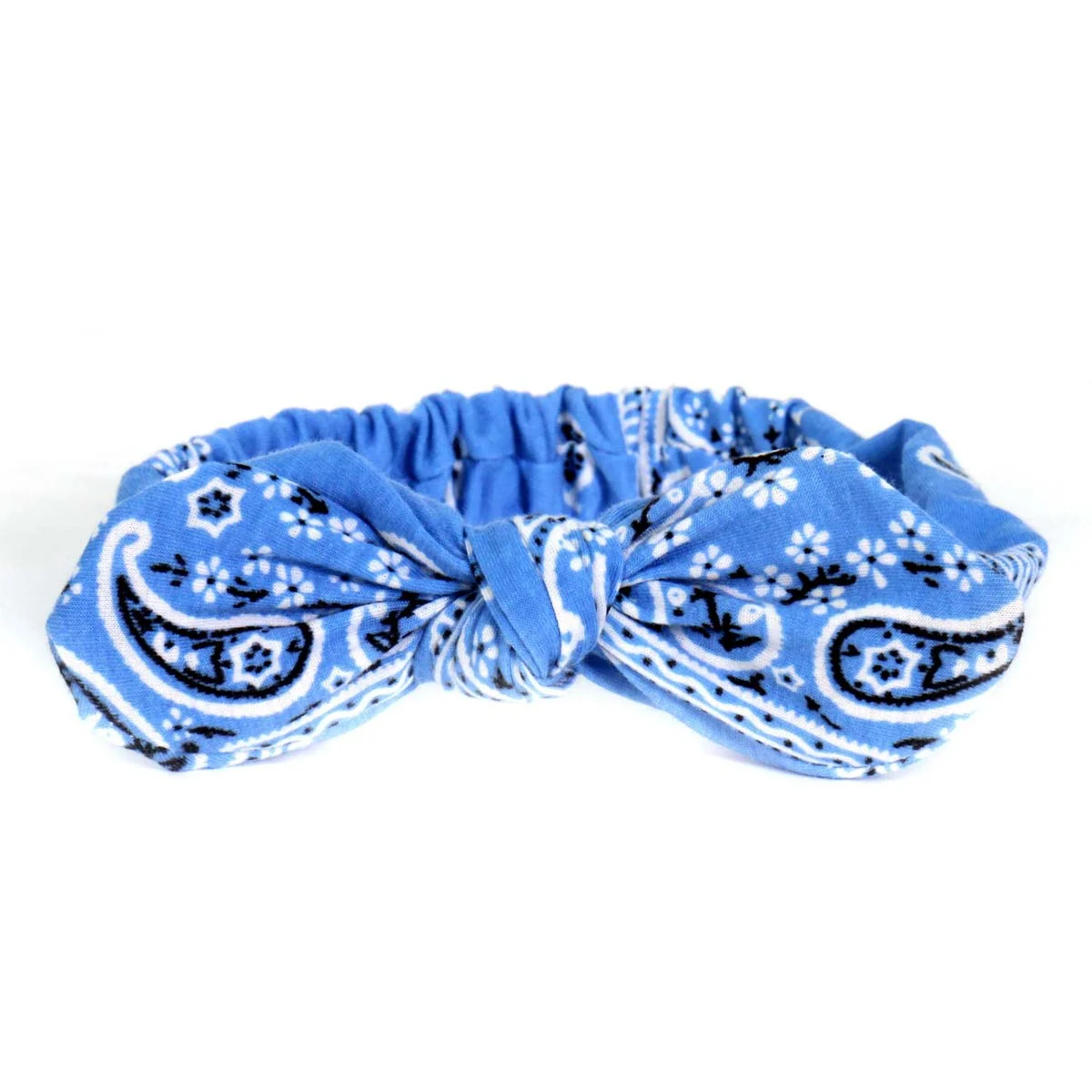 Secure Hot Leathers HRJ1003 Paisley Blue Headband Effective