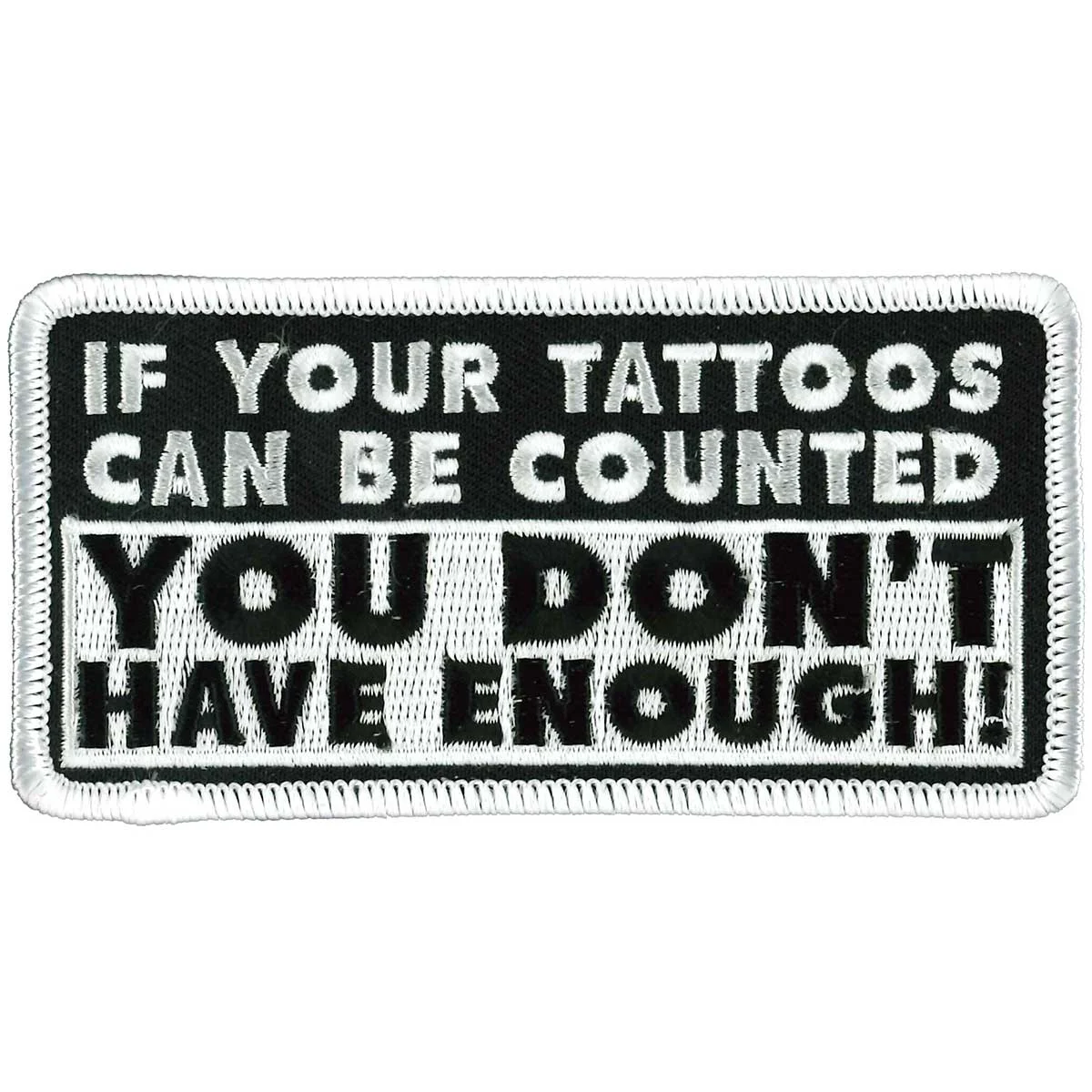 Efficient Hot Leathers PPW1025 4 Inch Tattoos Counted Patch Recyclable