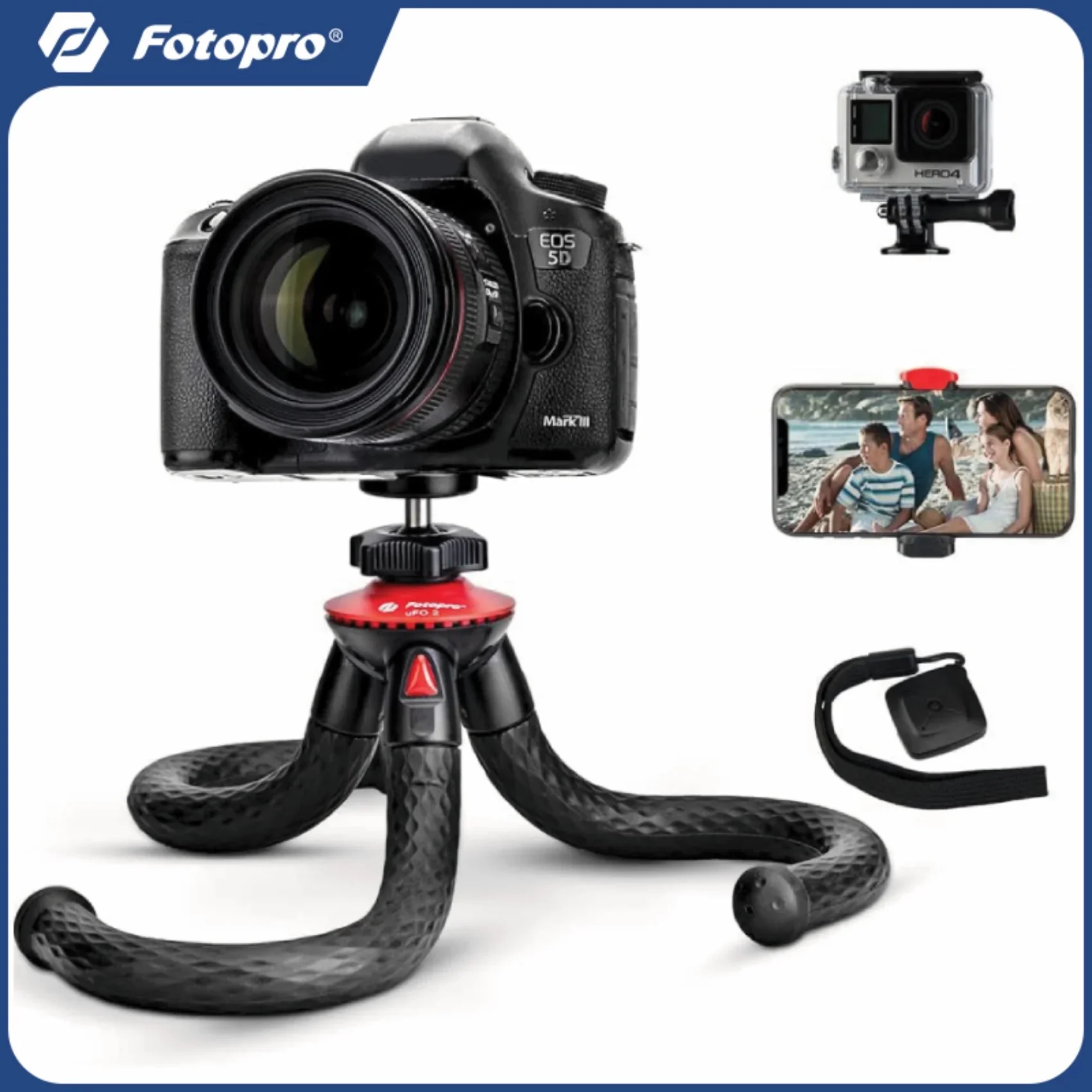 Durable Flexible Tripod for iPhone Camera – Travel Phone Tripod Stand with Bluetooth Remote for Live Streaming Video Flexible Tripod for iPhone Camera – Travel Phone Tripod Stand with Bluetooth Remote for Live Streaming Video Relaxed