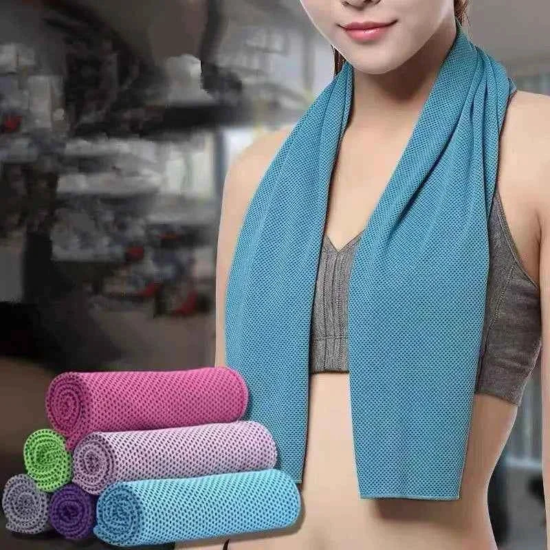 Carefully Designed Cool Towel – Instant Cooling Sports Towel for Running Jogging Gym Outdoor Activities Fine Crafted