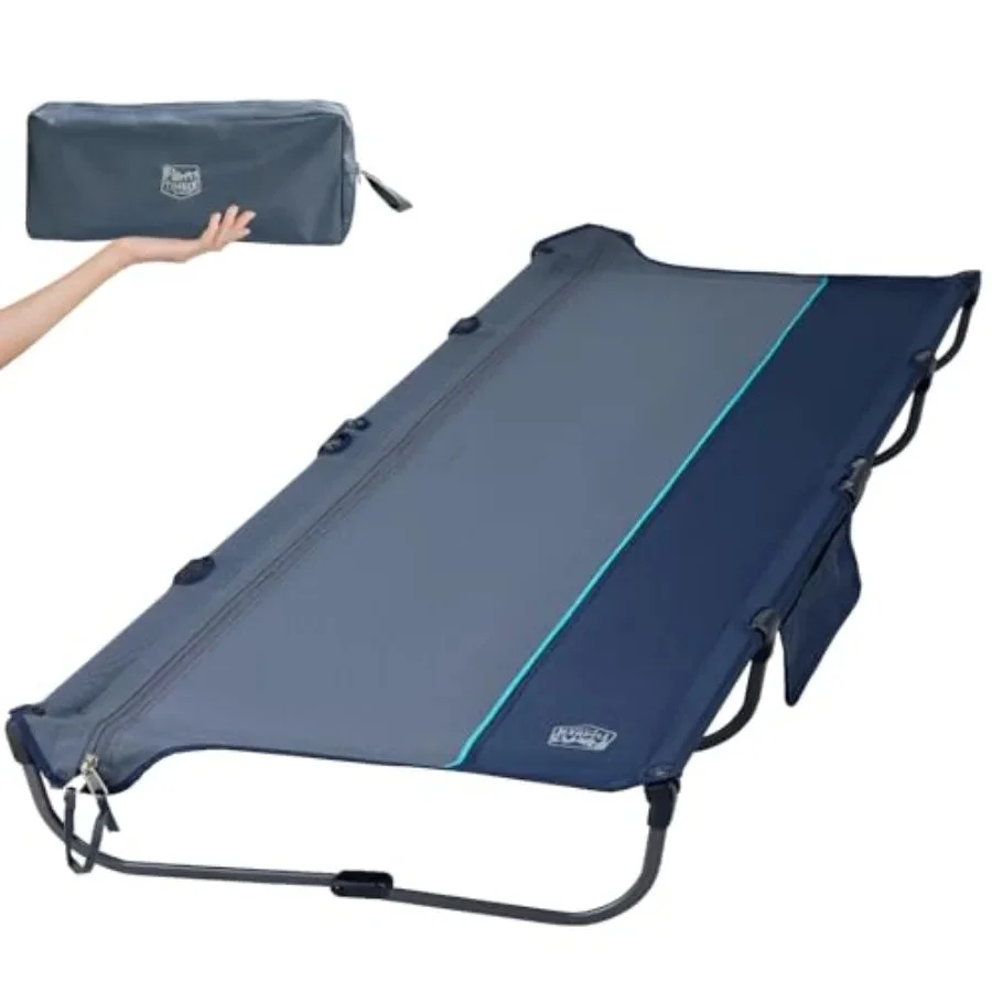 Smart 20-Second Quick Setup Aluminum Folding Camping Cot – Zipper Closure Carry Bag 20-Second Quick Setup Aluminum Folding Camping Cot – Zipper Closure Carry Bag Included Solid