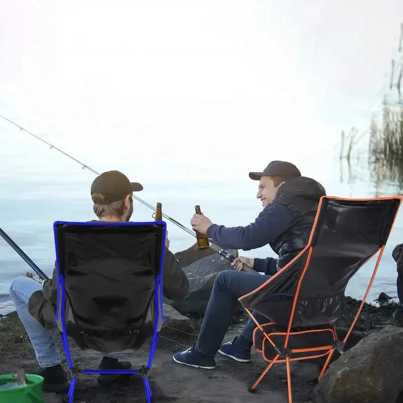 Responsible Ultralight Folding Camping Chair – Oxford Fabric Extended 150kg for Fishing BBQ Beach Ultralight Folding Camping Chair – Oxford Fabric Extended Length 150kg Capacity Easy-to-Use