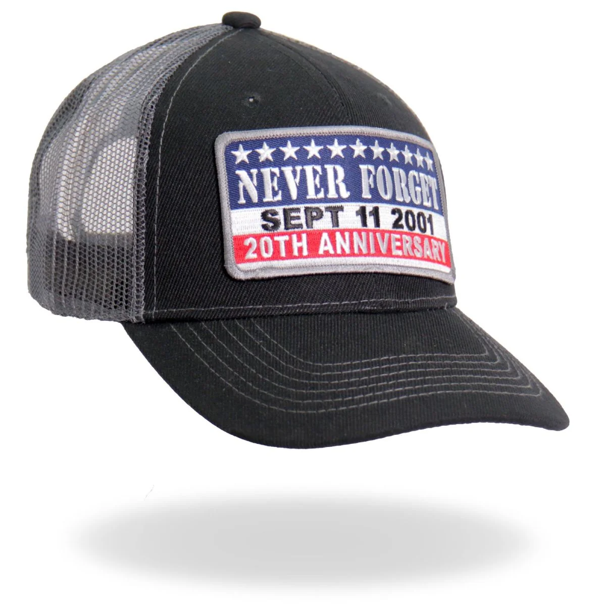 Recyclable Hot Leathers GSH1038 9-11 Forget Truckers Hat Artisan