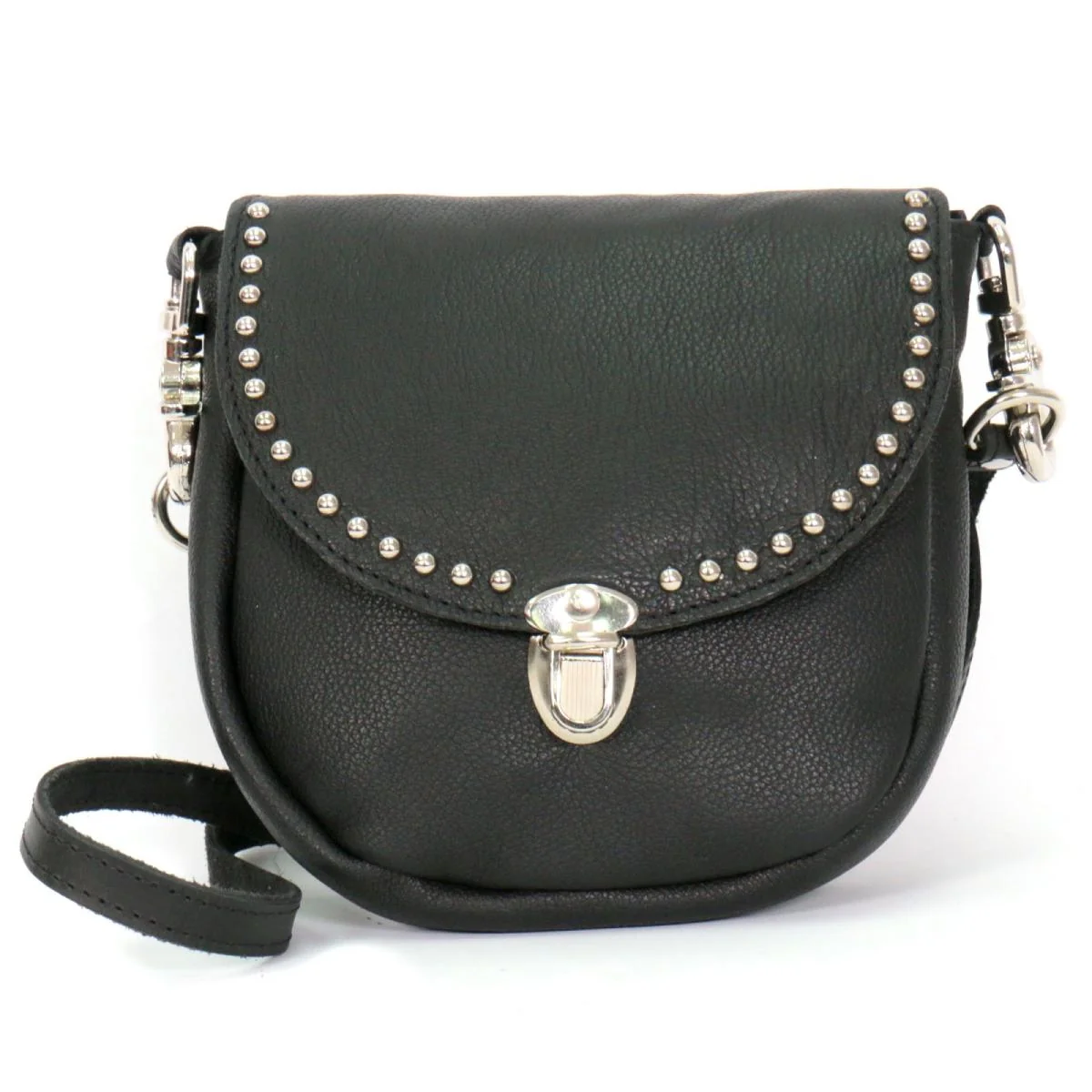 Elegant Hot Leathers CPS1019 Clip Pouch with Crossbody Strap Soft