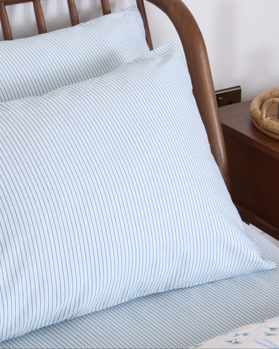 Optimized Foxford Coastal Stripe Pillowcase Set Fast