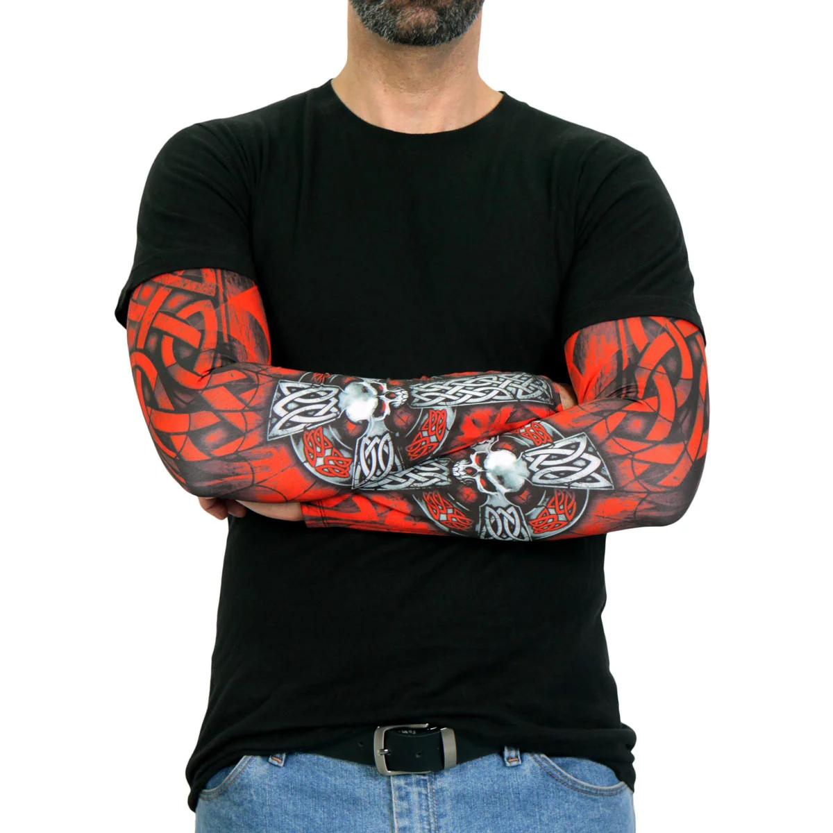 Fashionable Hot Leathers ARM1003 Celtic Cross Arm Sleeve Premium Material