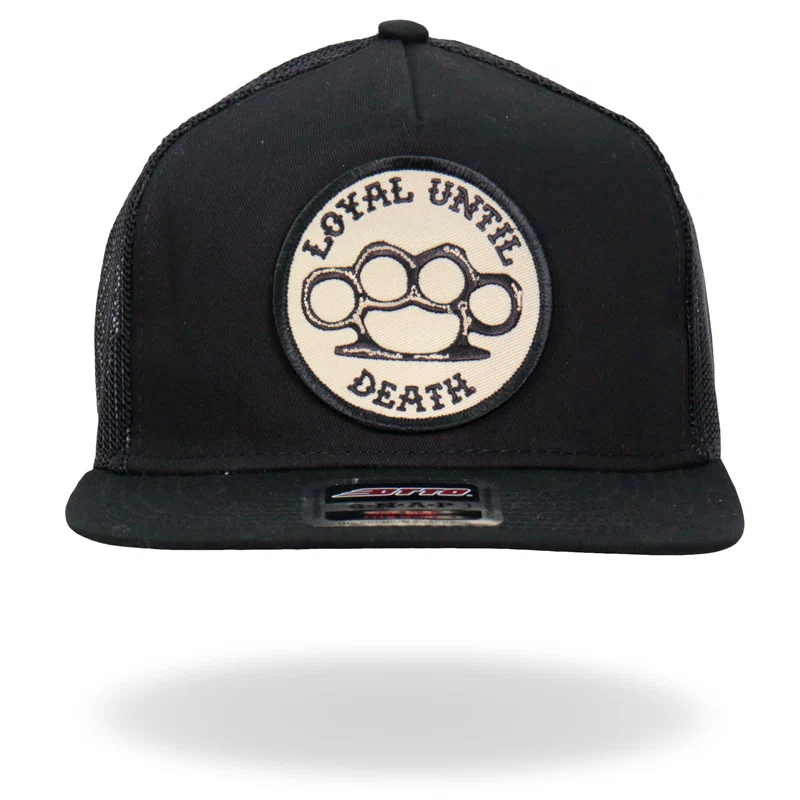 Contemporary Hot Leathers GSH2015 Loyal Until Death Snapback Hat Clean