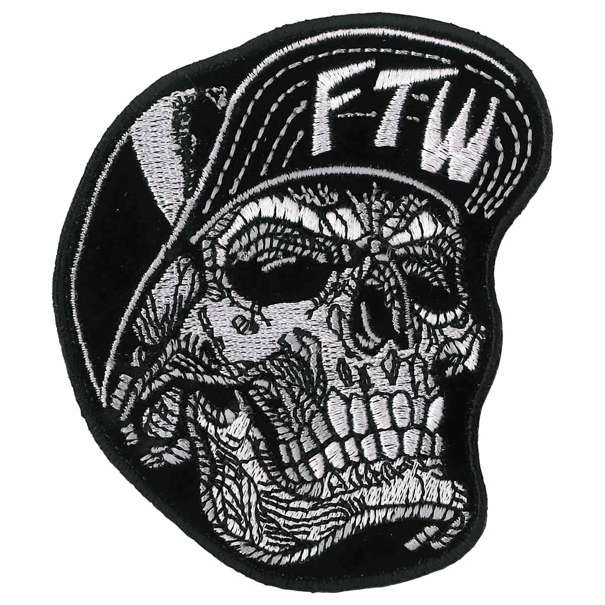 Quality Hot Leathers PPQ1143 Snapback Skull 3.5 x 3 Patch High-Performance