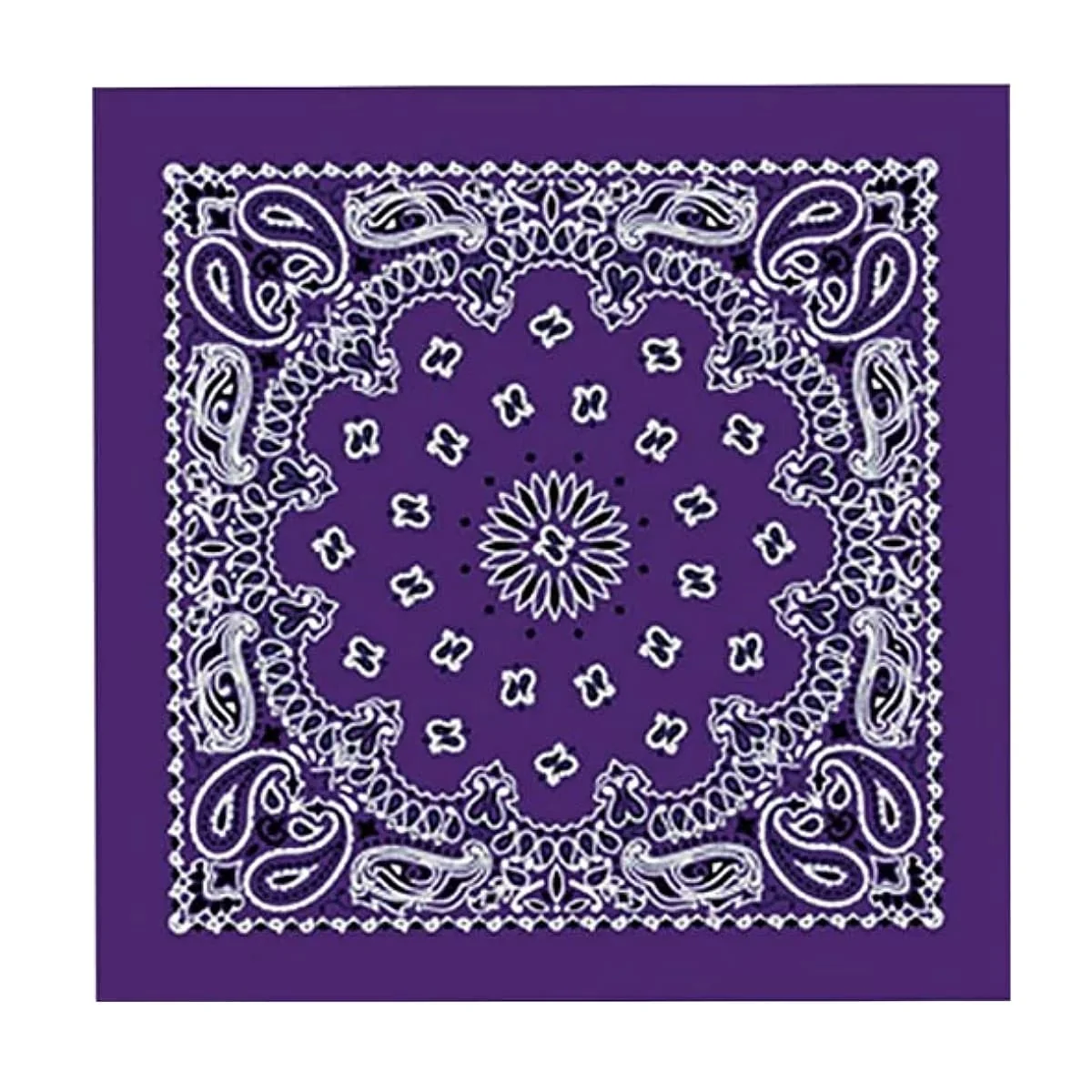 Eco-Friendly Hot Leathers BAP1002 Classic Purple Paisley Bandana Breathable