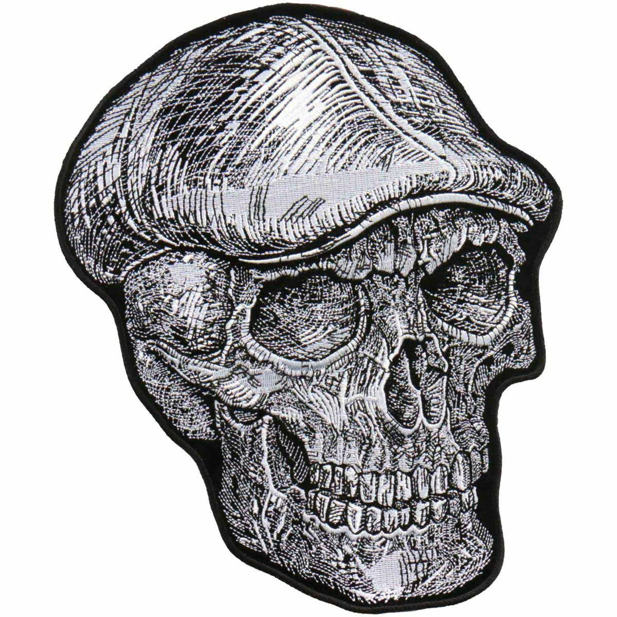 Easy-to-Use Hot Leathers PPA9977 8×10 Inch Skull Patch Top-Quality