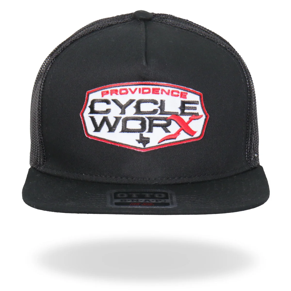 Carefully Designed Hot Leathers PWA1004 Providence Cycle Worx Red Patch Snapback Hat Recyclable