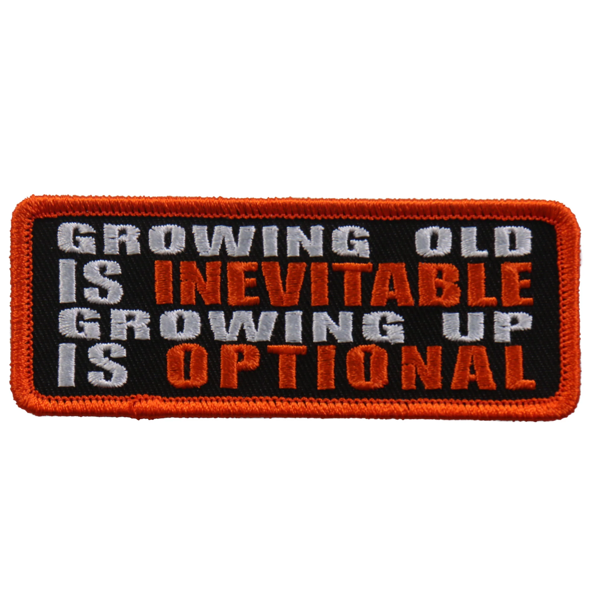 Healthy Hot Leathers PPL9592 Growing Old Is Inevitable 4 x1 Patch Durable