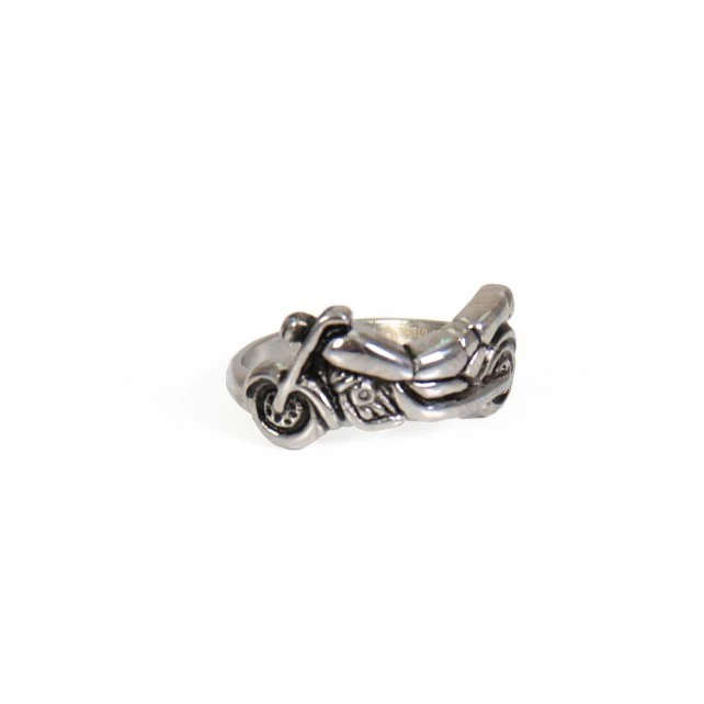 High-Quality Hot Leathers JWR1108 Motorcycle Stainless Steel Ring Unique
