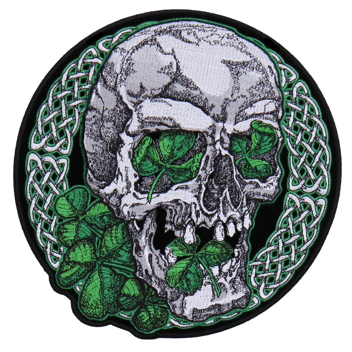 Carefully Designed Hot Leathers PPA7575 Irish Skull 4 x 4 Patch Soft