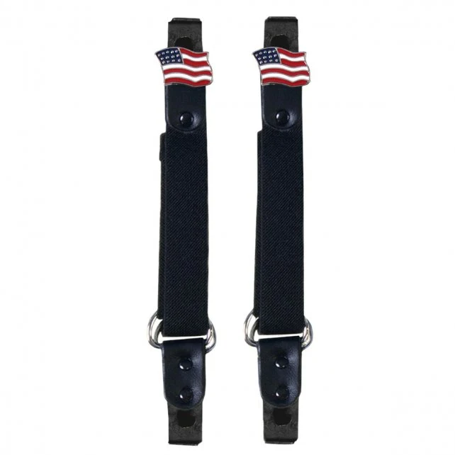Sophisticated Hot Leathers BUA2008 American Flag Motorcycle Riding Pant Clips High-Grade