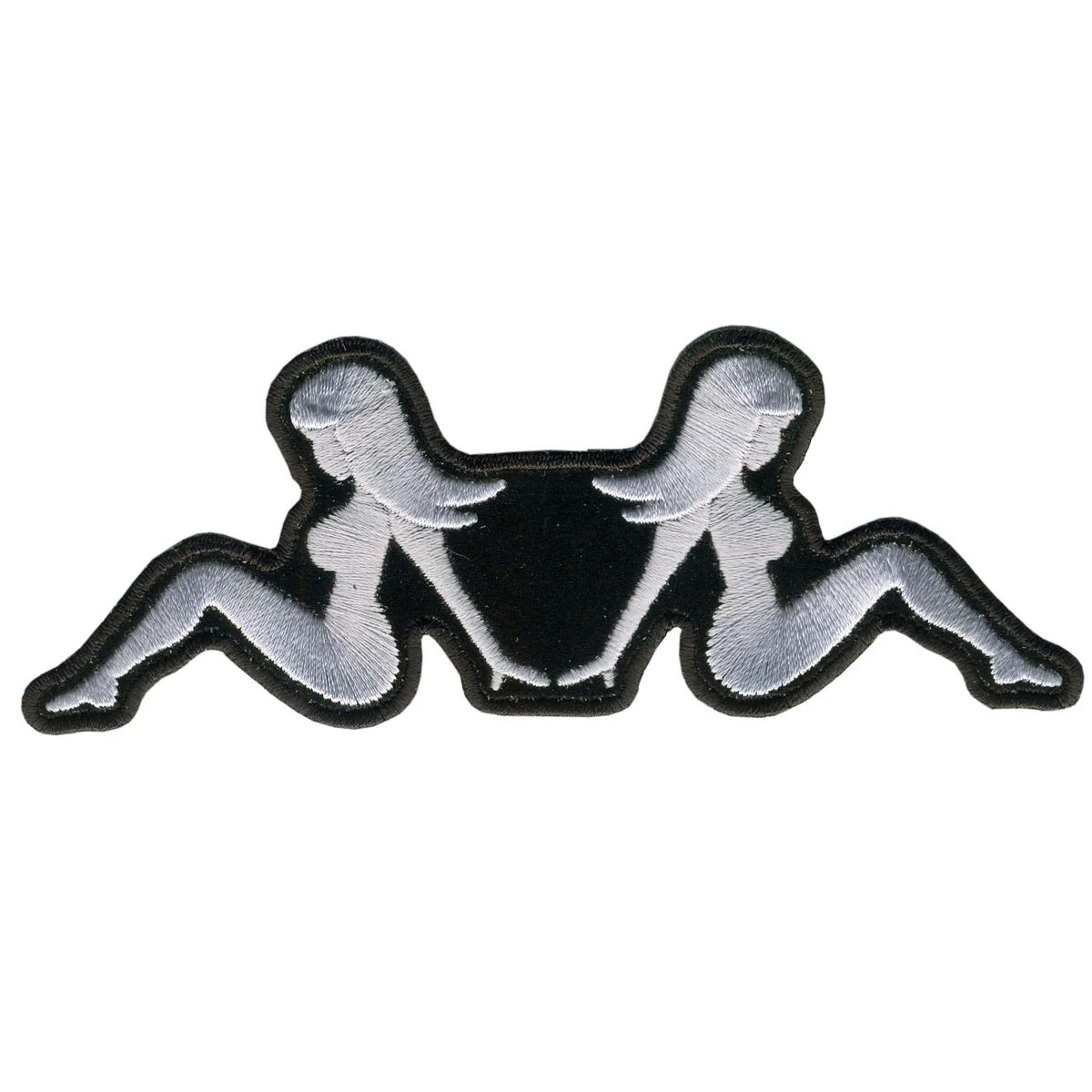 Original Design Hot Leathers PPA1552 Mudflap Chicks 5 x 2 Patch Solid