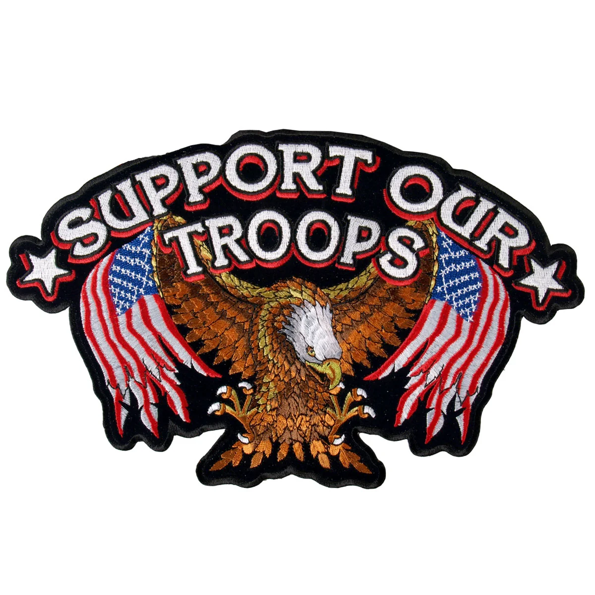 Casual Hot Leathers PPA2022 Support Our Troops 4 x 3 Patch Comfortable