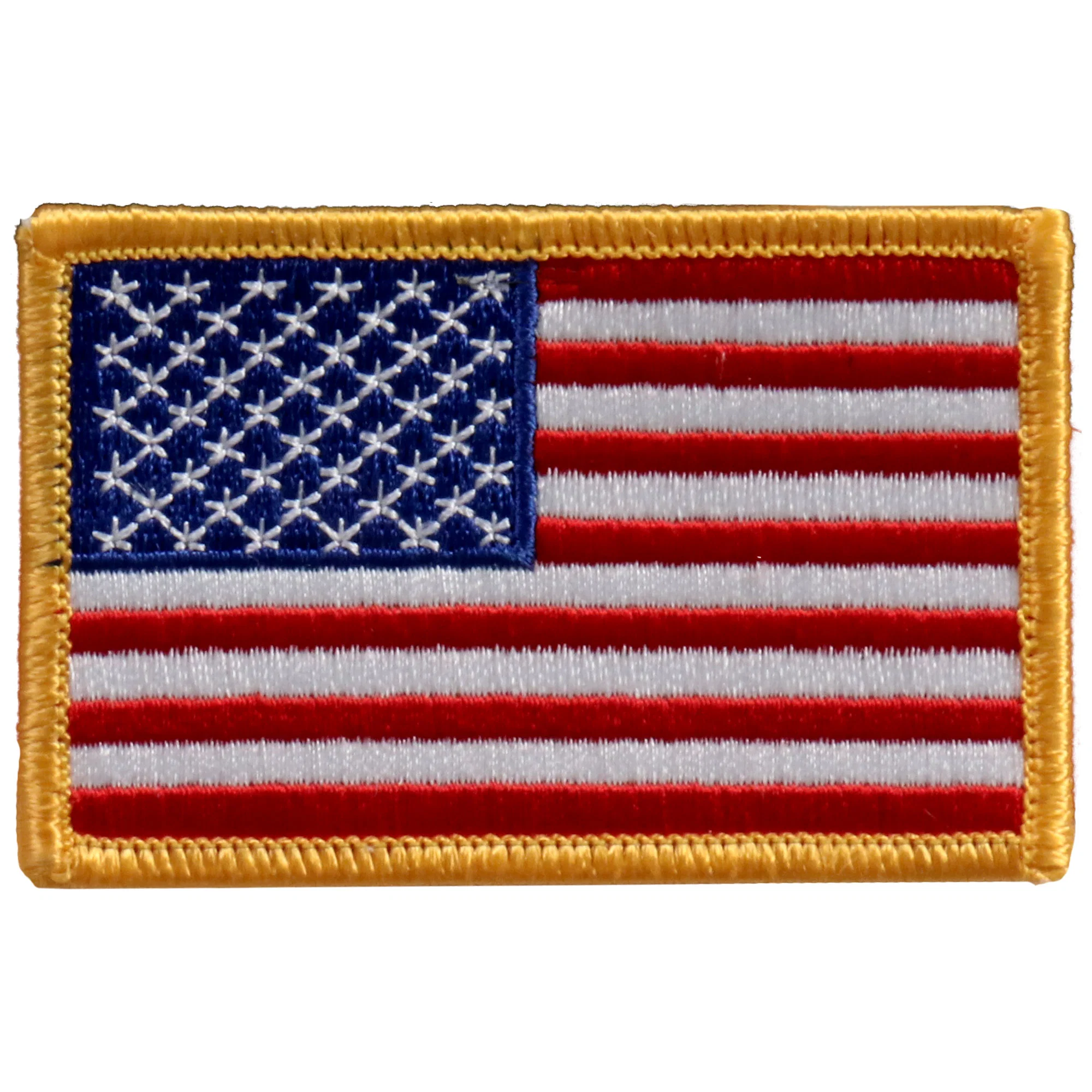 Natural Hot Leathers PPA1223 American Flag Patch 6 x 4 High-End