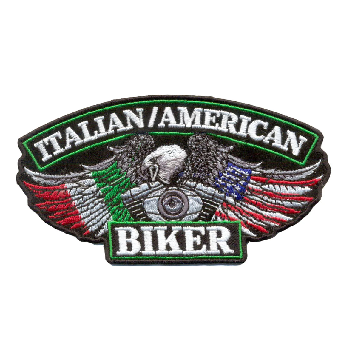 Trusted Hot Leathers PPA5890 Italian American Biker 5 x 3 Patch Unique