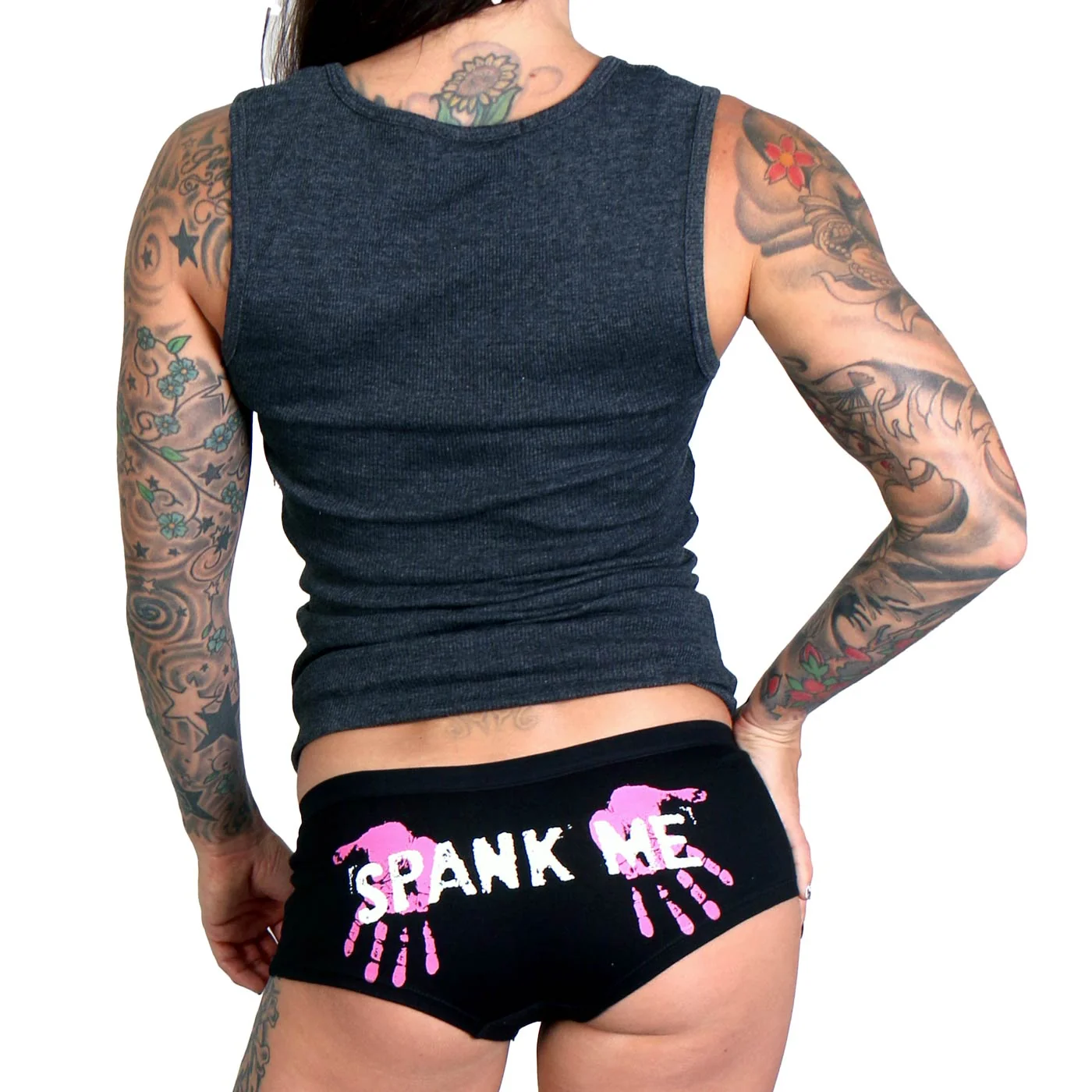 Environmentally Friendly Hot Leathers PTB7068 Spank Me Boy Shorts Convenient
