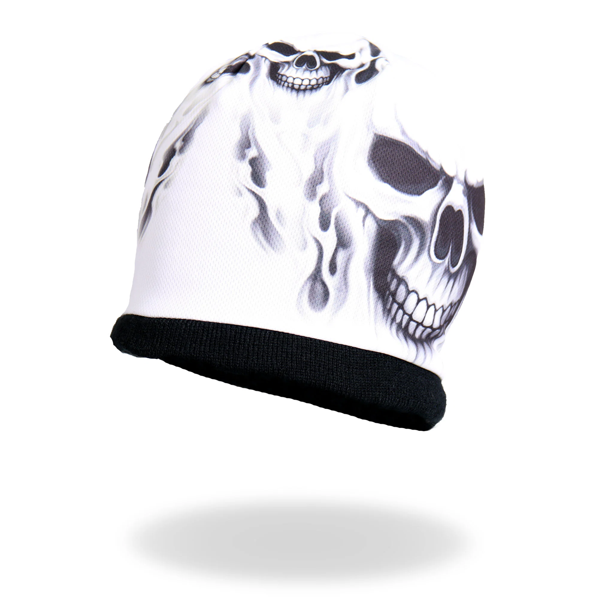 Fashionable Hot Leathers KHC1001 Ghost Skull Sublimated Beanie Next-Generation