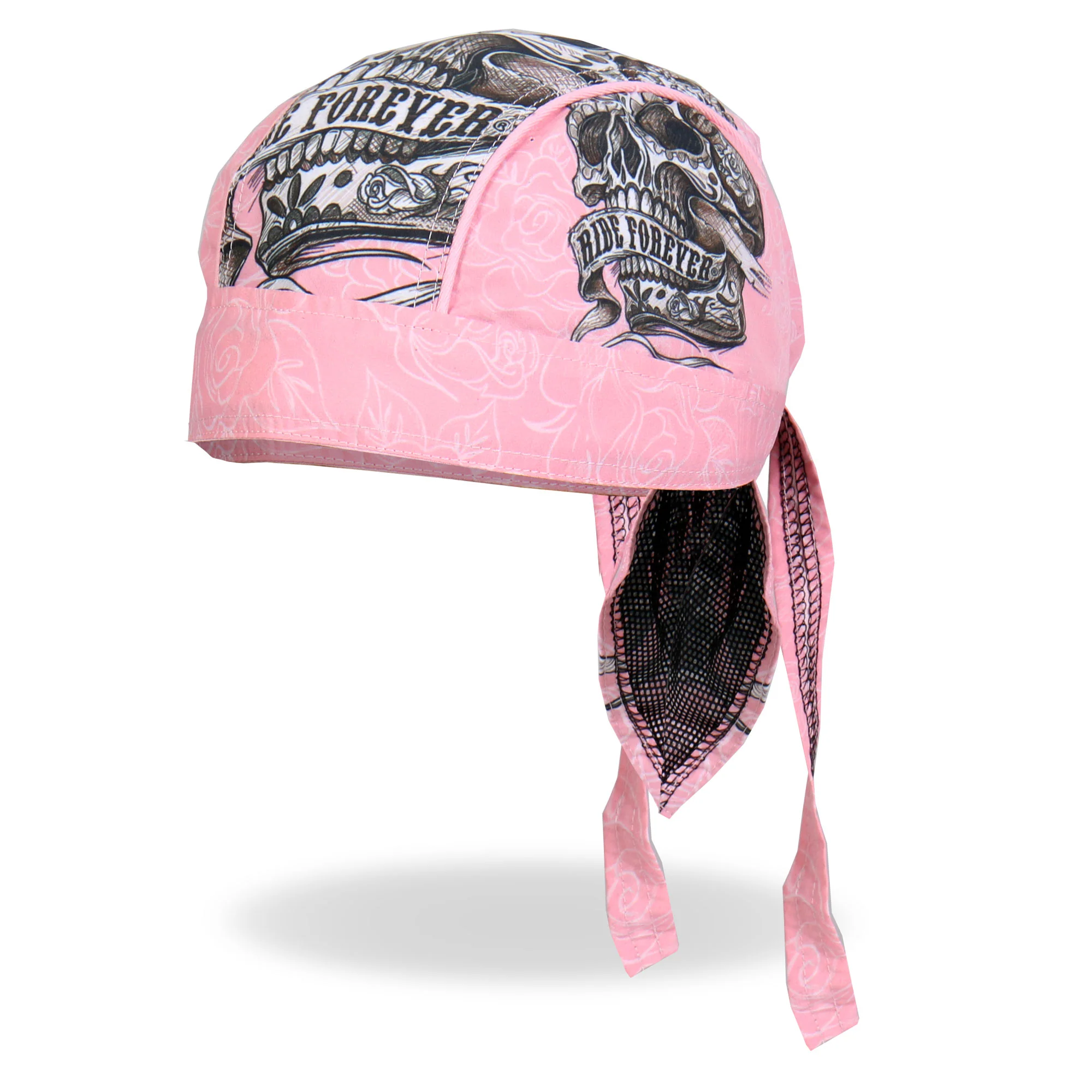 Trusted Hot Leathers HWH1087 Banner Skull Headwrap Prestigious