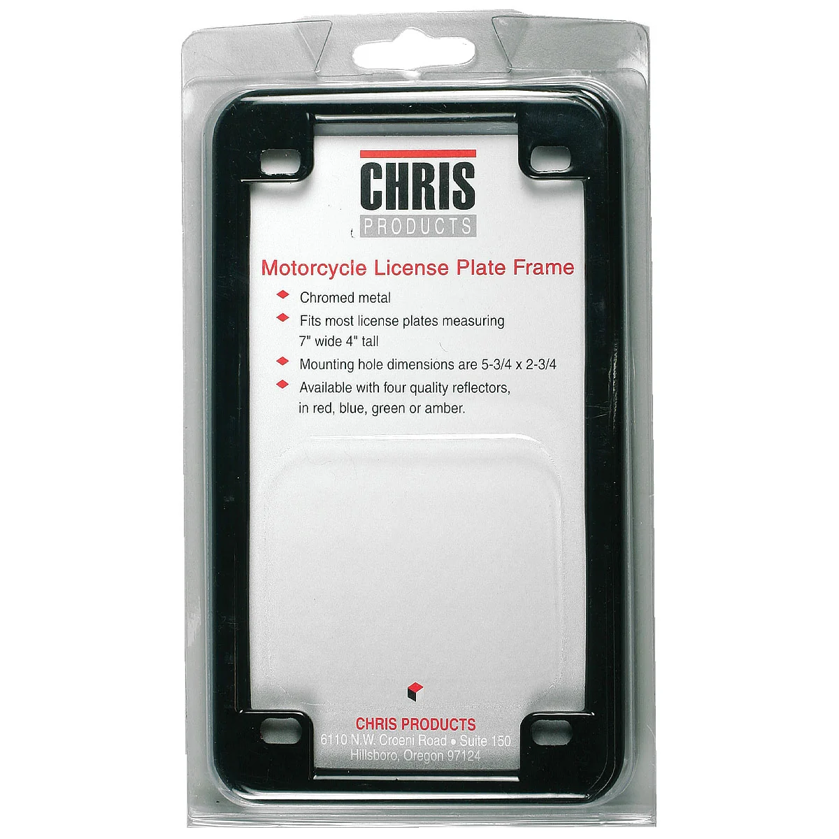 High-Performance Hot Leathers MPA1602 Motorcycle License Plate Frame Carefully Designed