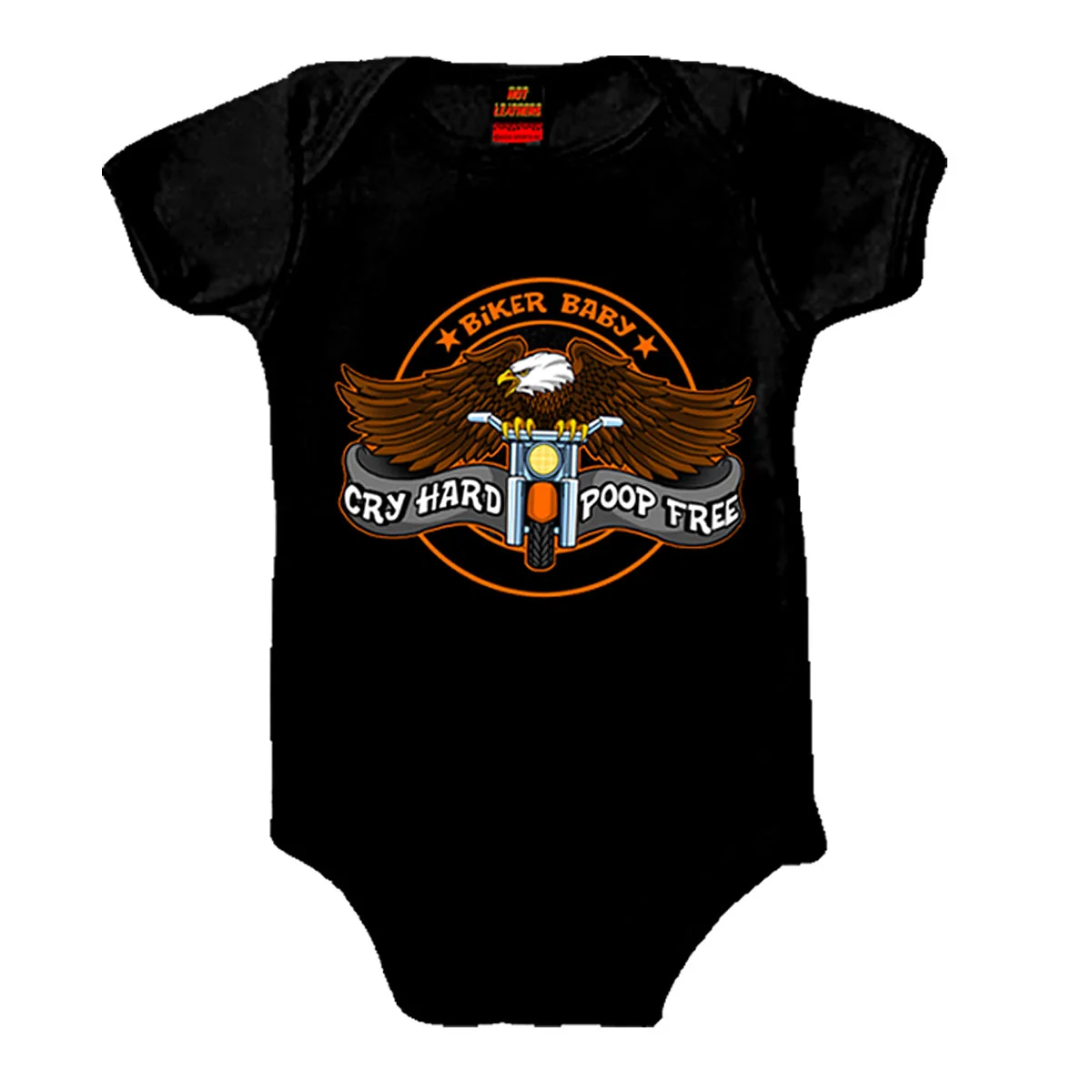 Reliable Hot Leathers GYS1016 Cry Hard Kids Bodysuit Fashionable