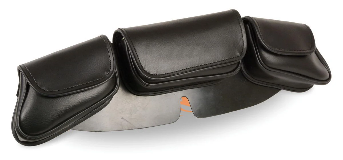 Crafted Milwaukee Performance SH67104 Black Triple Pocket PVC Travel Windshield Bag Relaxed