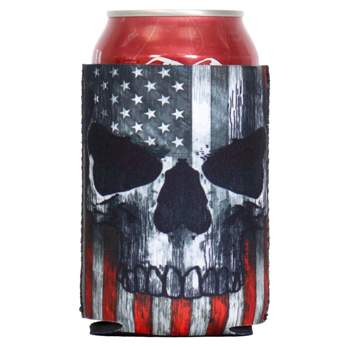 Healthy Hot Leathers Patriot Skull Finger Can Wrap BVK3011 Effective