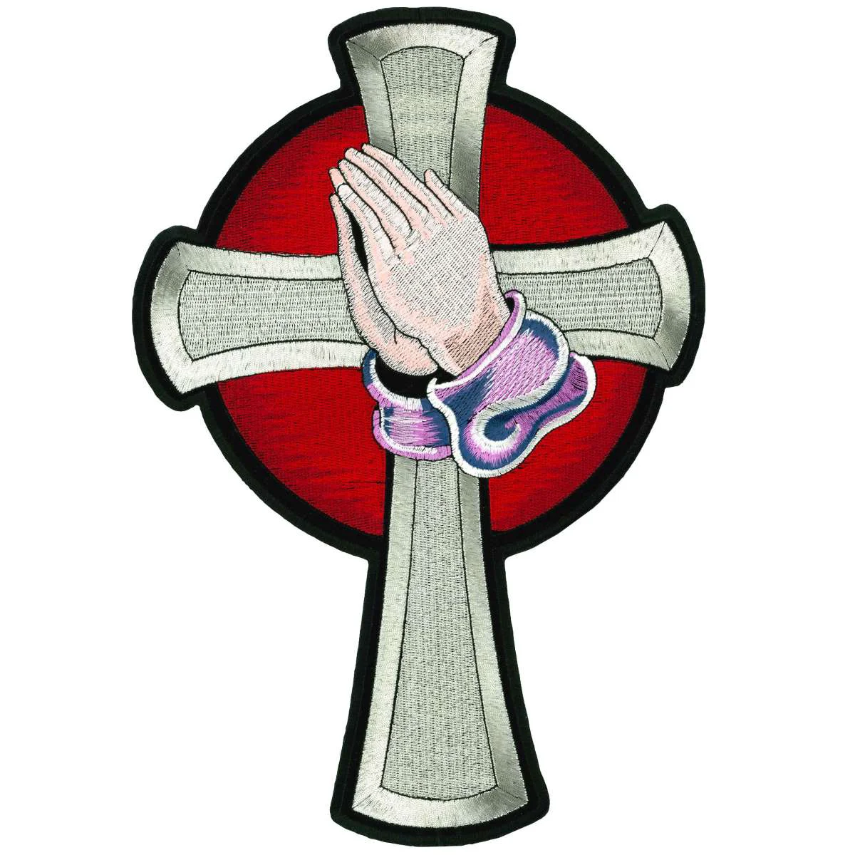 Top-Quality Hot Leathers Prayer Cross Patch PCA5168 PCA5168 Comfortable