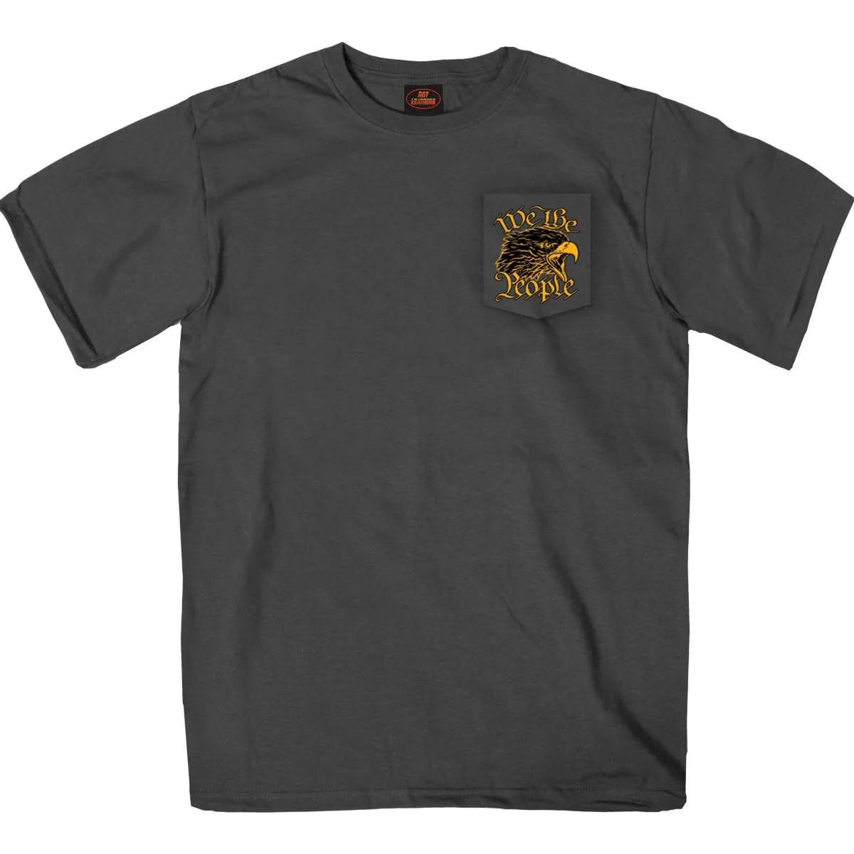 World-Class Hot Leathers Men’s We The People T-Shirt with Pocket GMP1510 Traditional