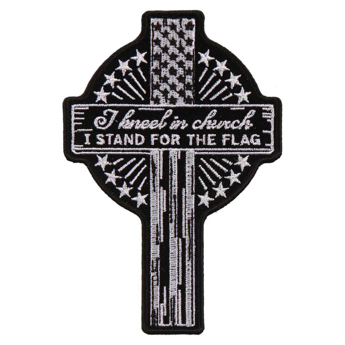 Organic Hot Leathers Kneel In Church 3 x5 Patch PPA9590 High-Grade