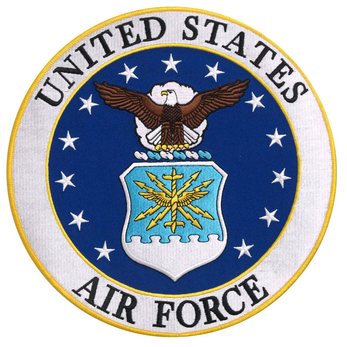 High-Grade Hot Leathers US Air Force Logo Military es 10 x 10 Patch PPE1187 Elegant
