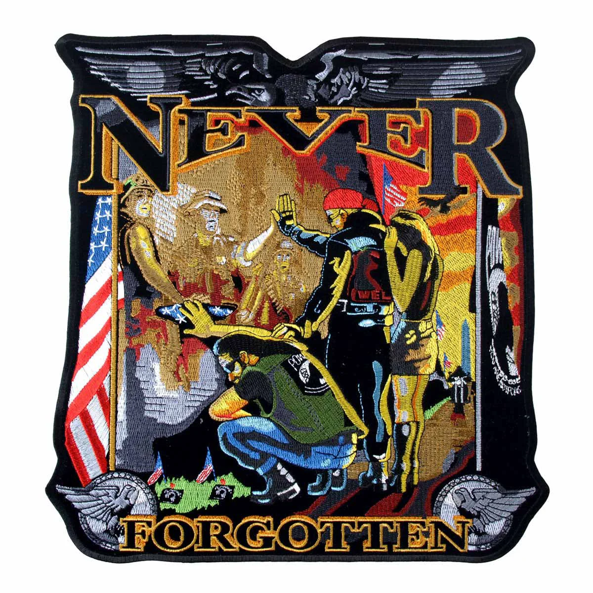 Traditional Hot Leathers Vietnam Wall 11 x 12 Patch PPA4147 High-Performance