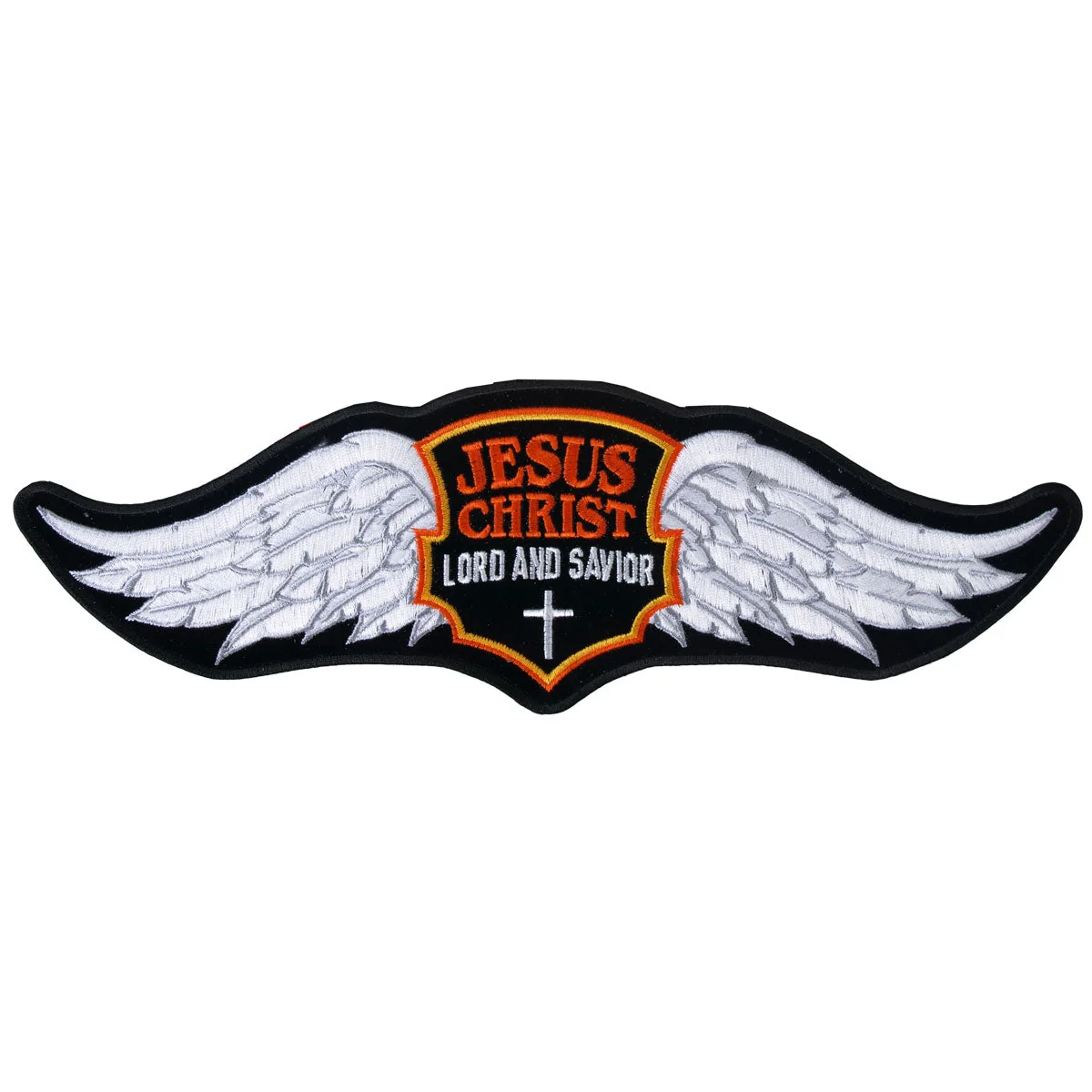 Carefully Designed Hot Leathers Jesus Wings 12 x 4 Patch PPA3396 Classic