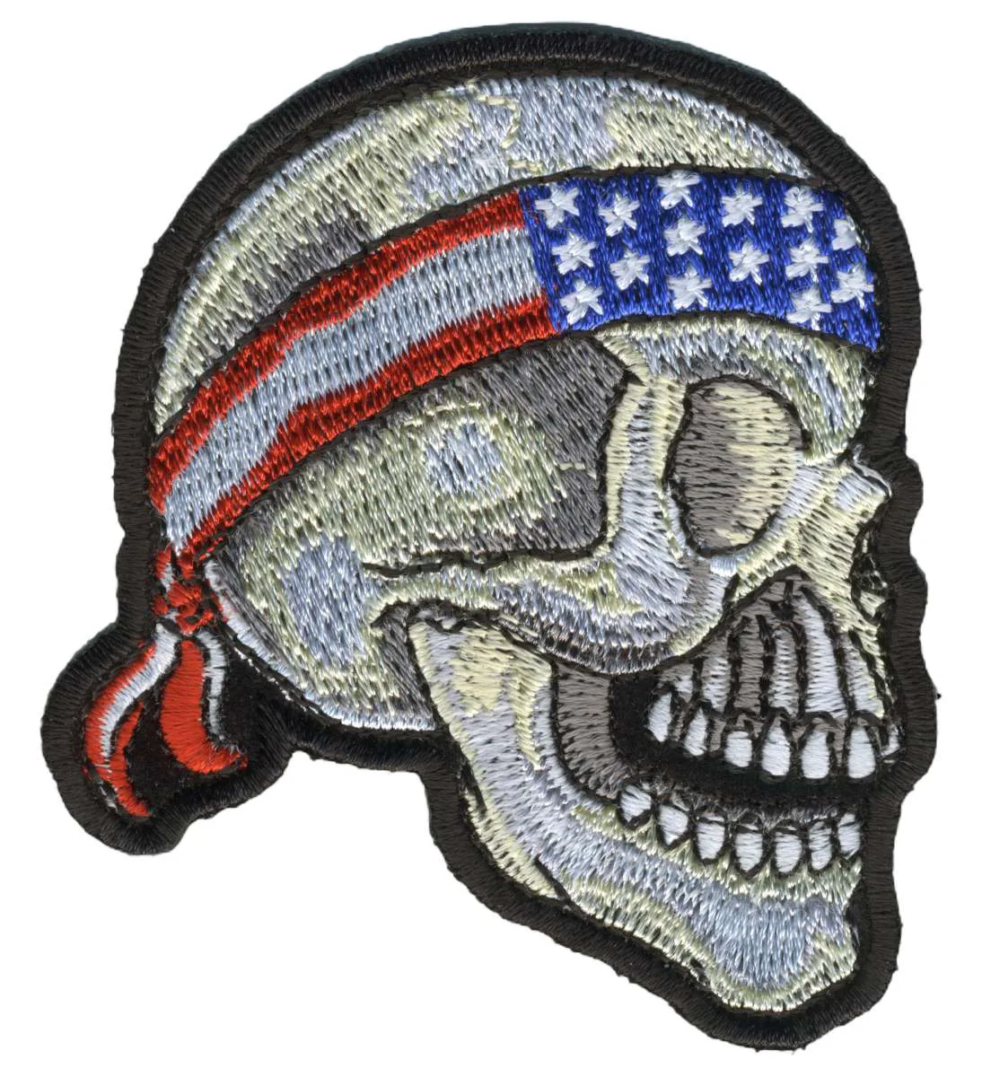 Refined Hot Leathers Skull Profile Patch PPA1362 Trendy