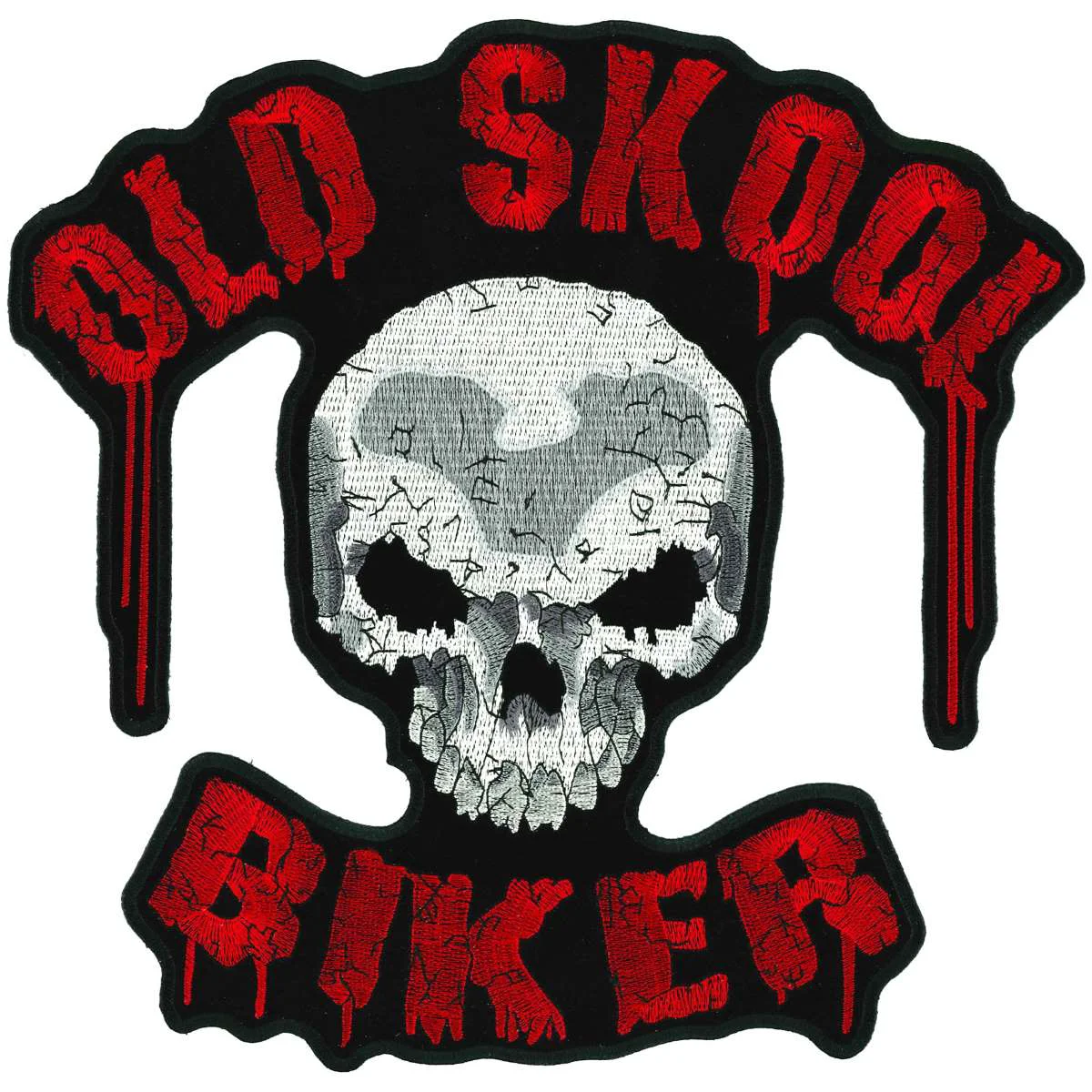Practical Hot Leathers Old Skool Biker 11 Patch PPA2217 Sophisticated