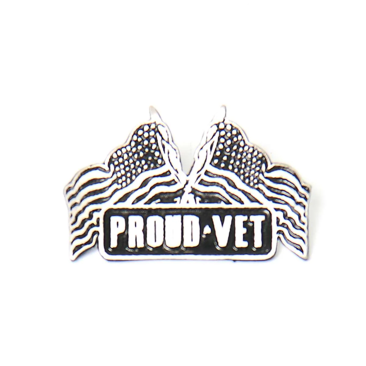 Luxury Hot Leathers Proud Vet Pin PNA1198 Reusable