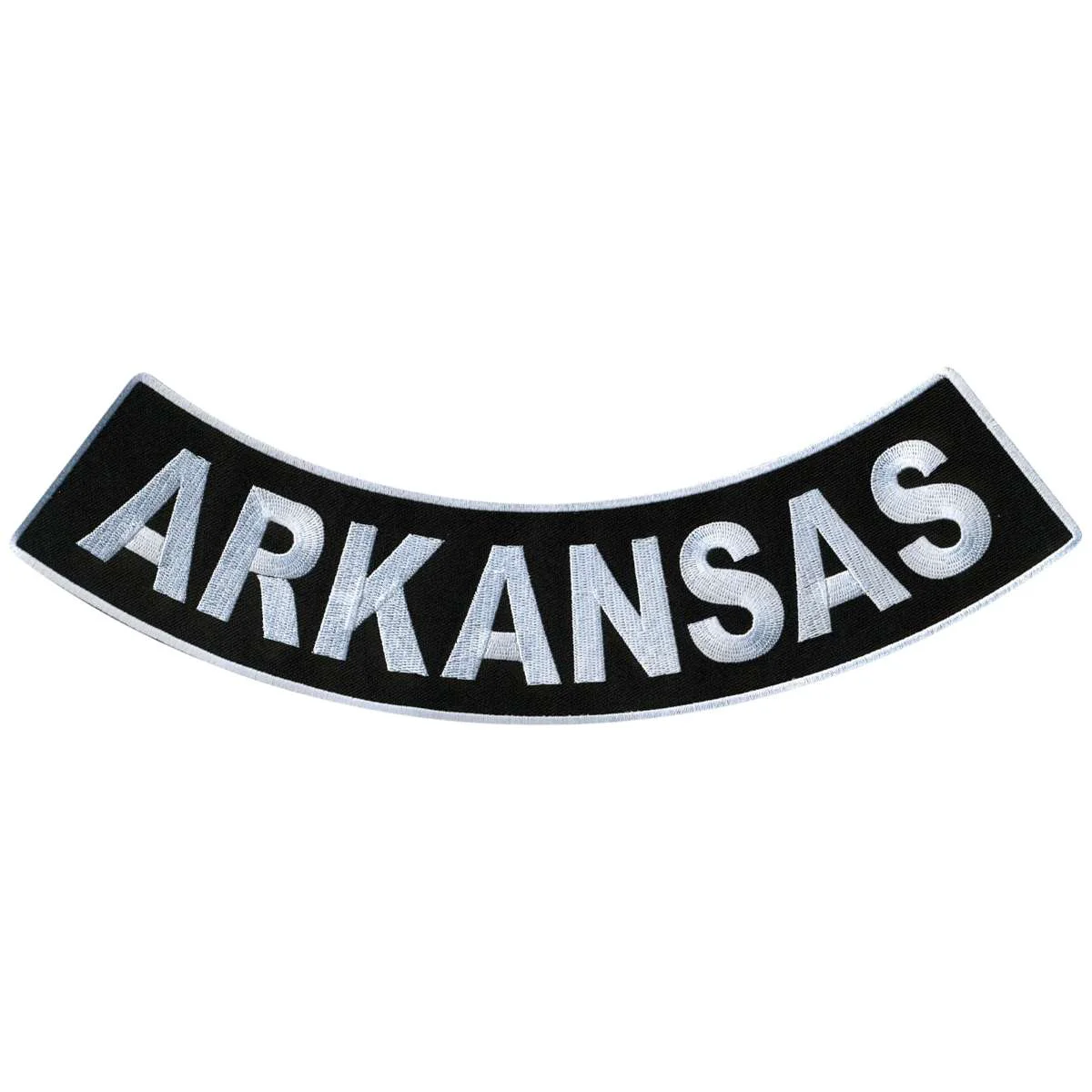 Luxury Hot Leathers Arkansas 12 X 3 Bottom Rocker Patch PPM5007 Refined