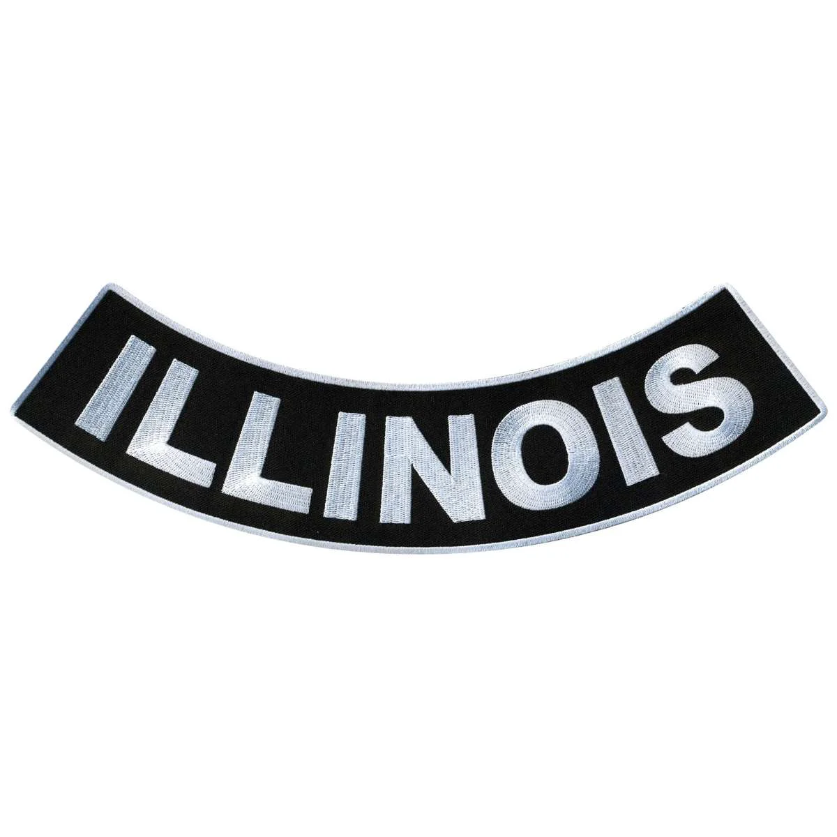 Optimized Hot Leathers Illinois 12 X 3 Bottom Rocker Patch PPM5025 Soft