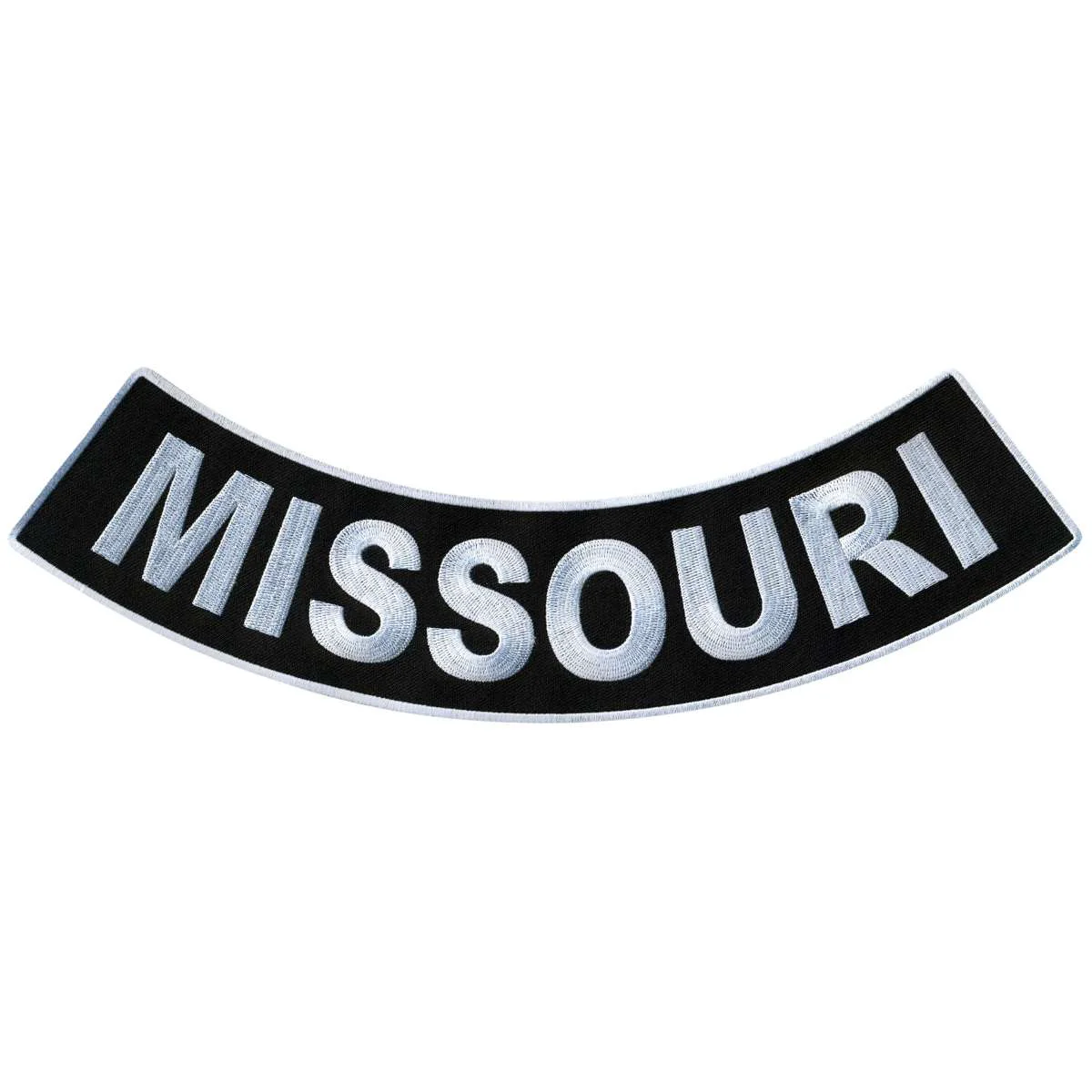 Original Design Hot Leathers Missouri 12 X 3 Bottom Rocker Patch PPM5049 Fine Crafted