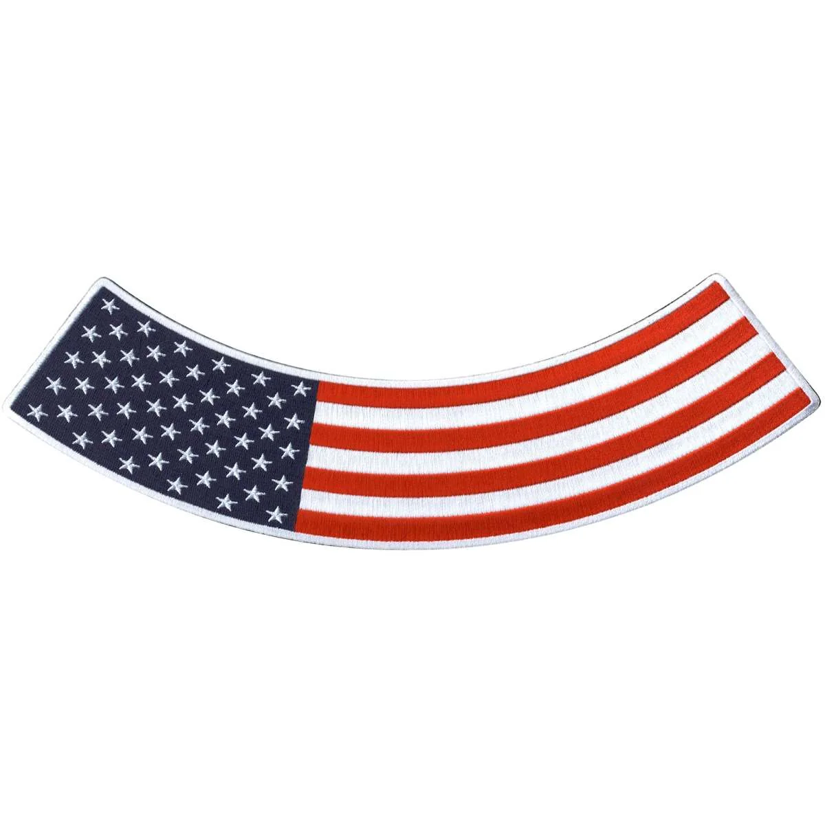 Dependable Hot Leathers American Flag 12 X 3 Bottom Rocker Patch PPM5159 Unique