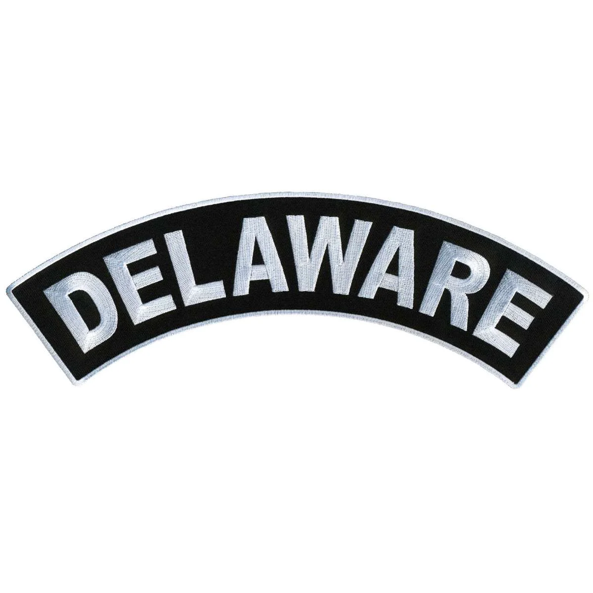 Convenient Hot Leathers Delaware 12 X 3 Top Rocker Patch PPM4015 Minimalist