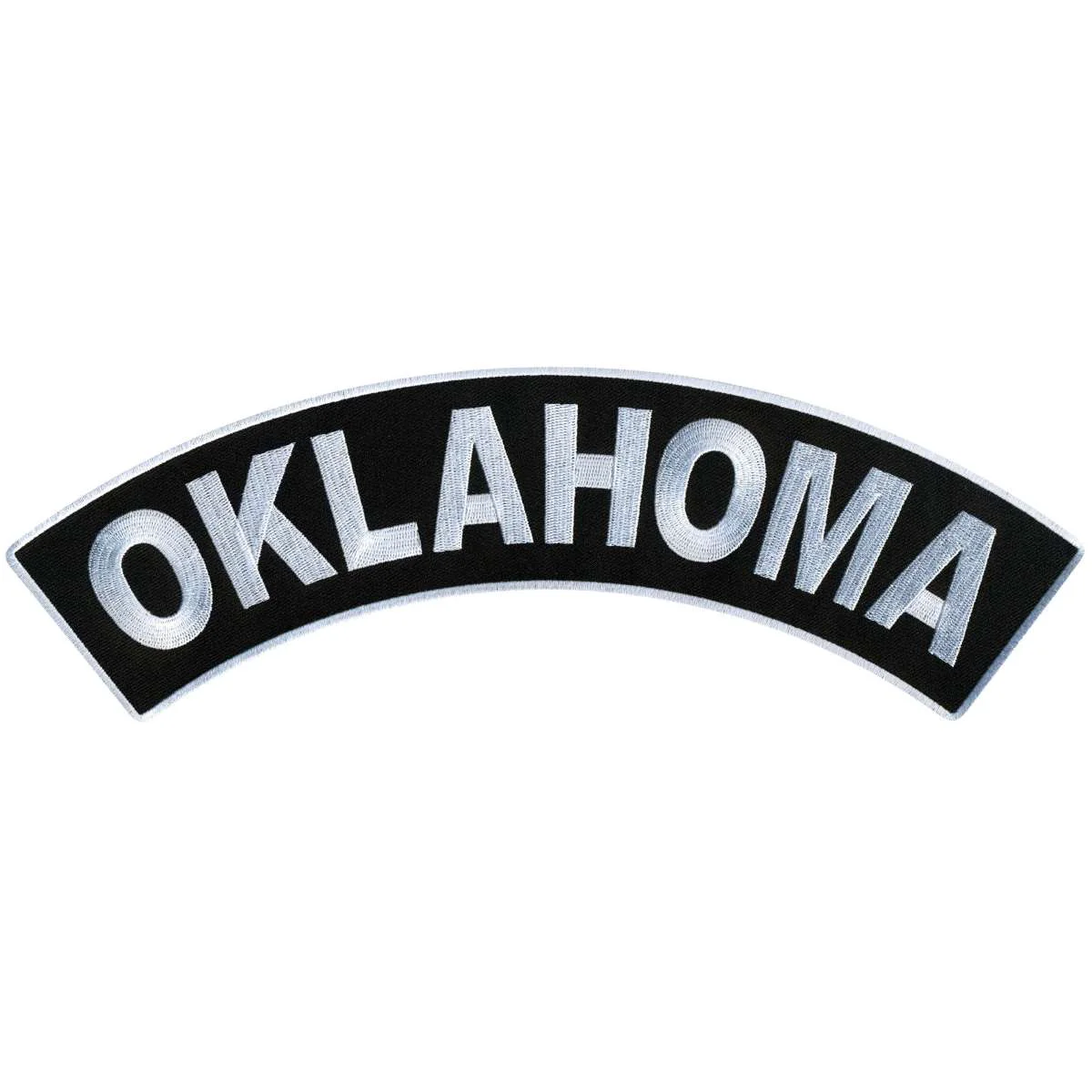 User-Friendly Hot Leathers Oklahoma 12 X 3 Top Rocker Patch PPM4071 Premium