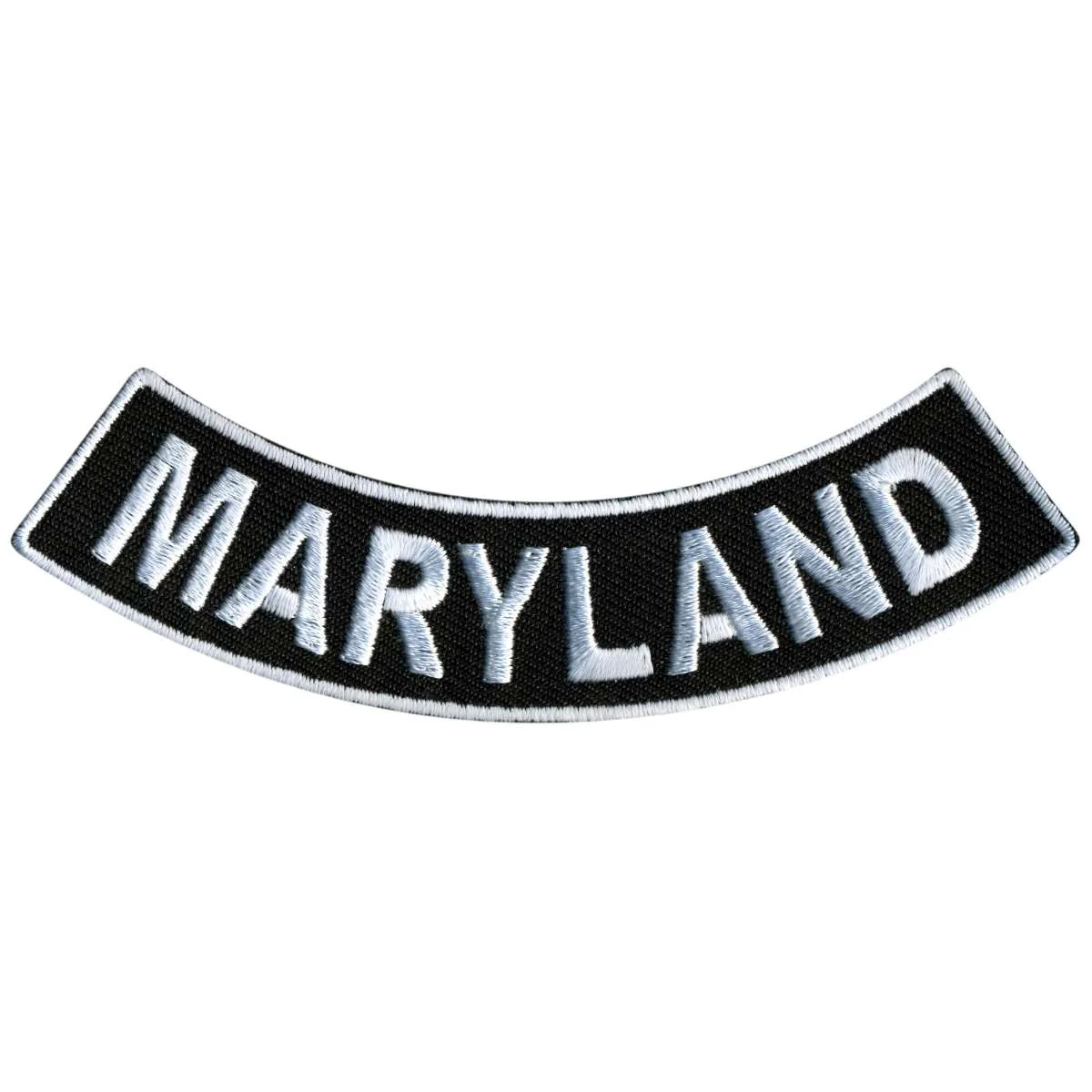 Relaxed Hot Leathers Maryland 4 X 1 Bottom Rocker Patch PPM5040 Prestigious