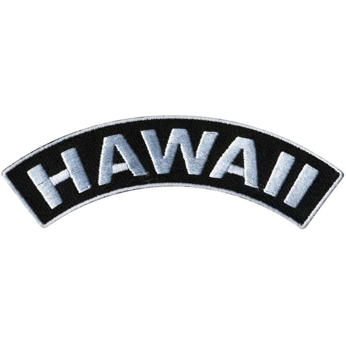 Luxury Hot Leathers Hawaii 4 X 1 Top Rocker Patch PPM4022 Secure