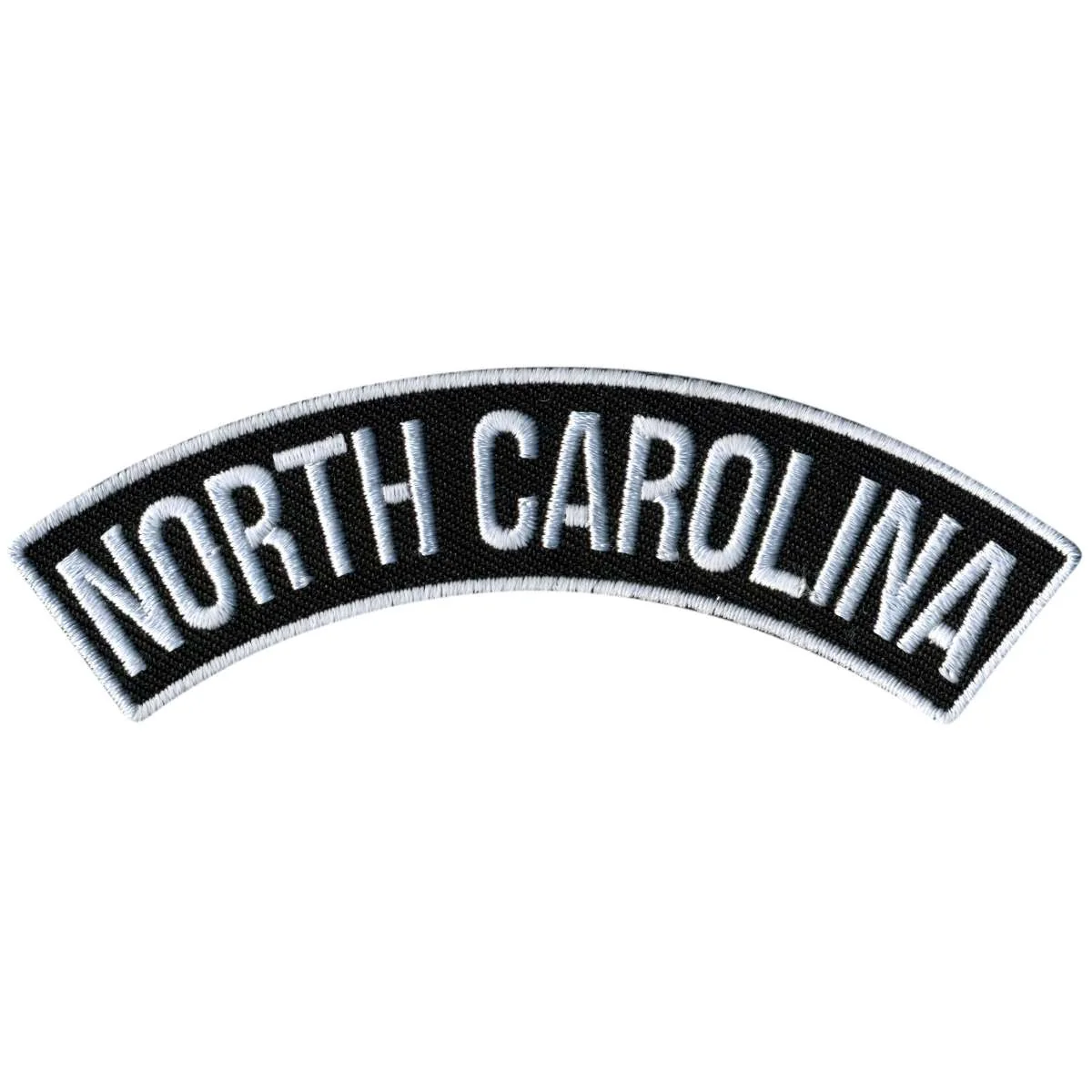 Casual Hot Leathers North Carolina 4 X 1 Top Rocker Patch PPM4066 Genuine
